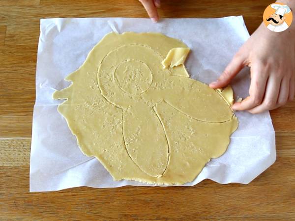 Tarte lapin aux œufs de Pâques - Préparation etape 5