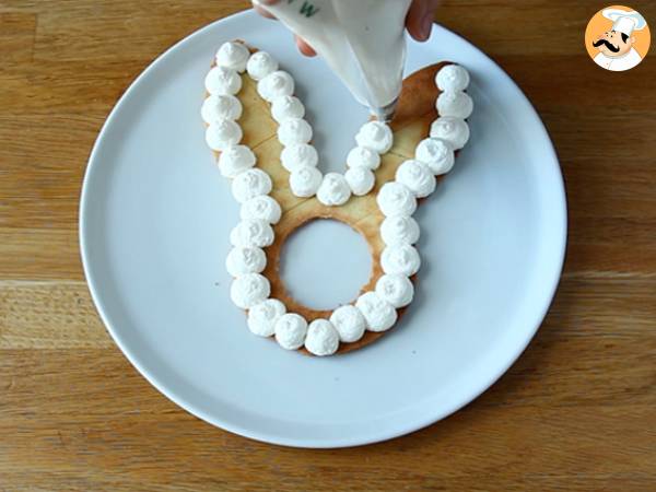 Tarte lapin aux œufs de Pâques - Préparation etape 8