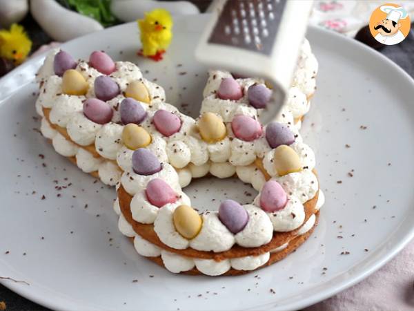 Tarte lapin aux œufs de Pâques - Préparation etape 11