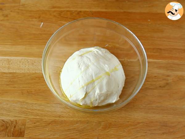 Focaccia fleurie - focaccia art - Préparation etape 3