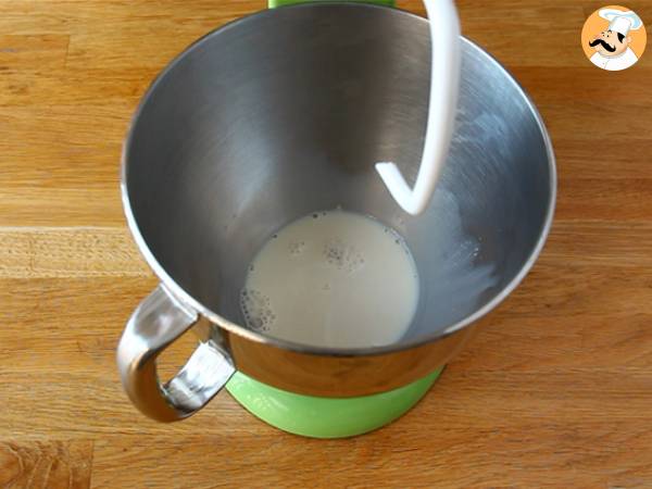 Crêpes turques farcies à la fêta, citron et persil - Gözleme - Préparation etape 1