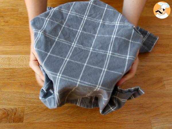 Crêpes turques farcies à la fêta, citron et persil - Gözleme - Préparation etape 3