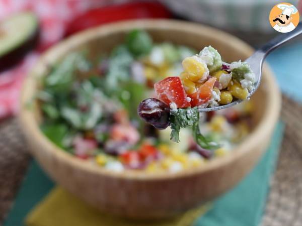 Salad jar à la mexicaine - Préparation etape 5