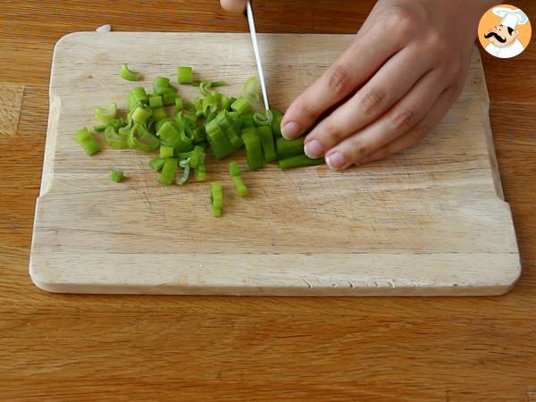 Brochettes de boeuf Yakitori au fromage - Préparation etape 1