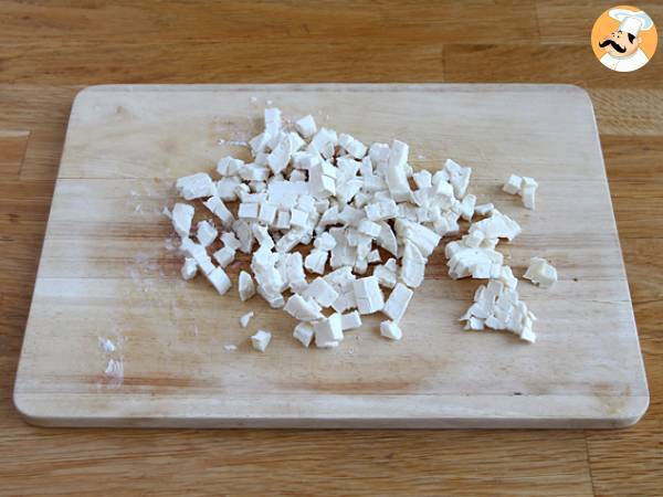 Salade de courgettes, chèvre et citron - Préparation etape 3