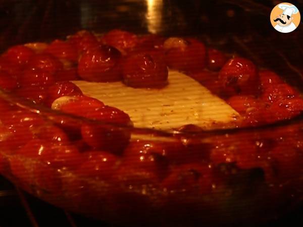 Tagliatelle feta tomates cerises - baked feta pasta - Préparation etape 4