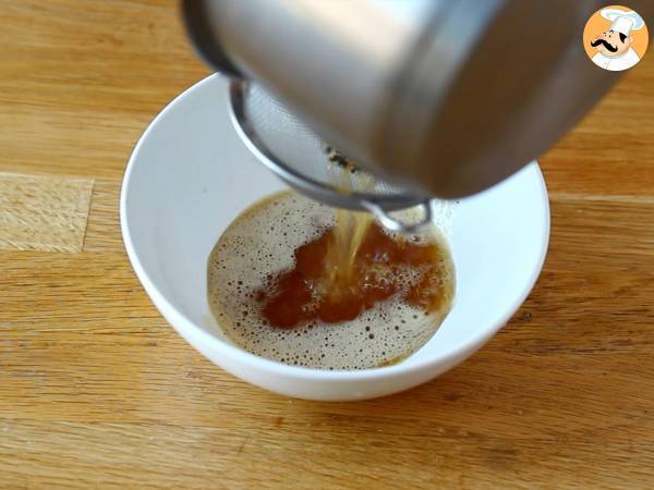 Financiers tigrés au chocolat - ganache croustillante - Préparation etape 2