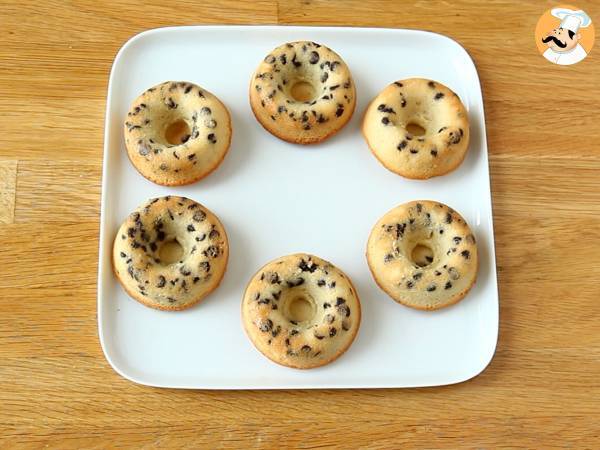 Financiers tigrés au chocolat - ganache croustillante - Préparation etape 6