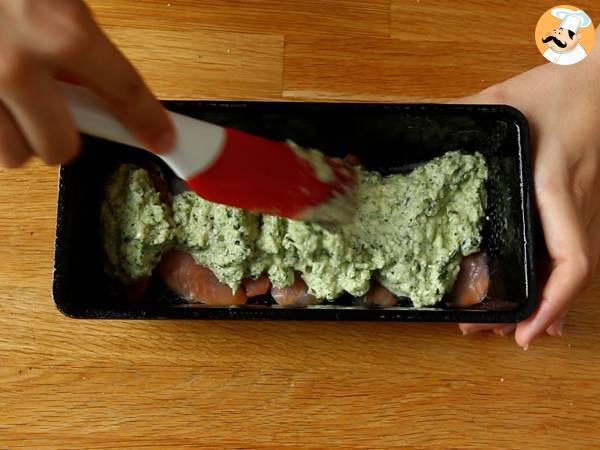 Terrine de courgette et saumon fumé - Préparation etape 5