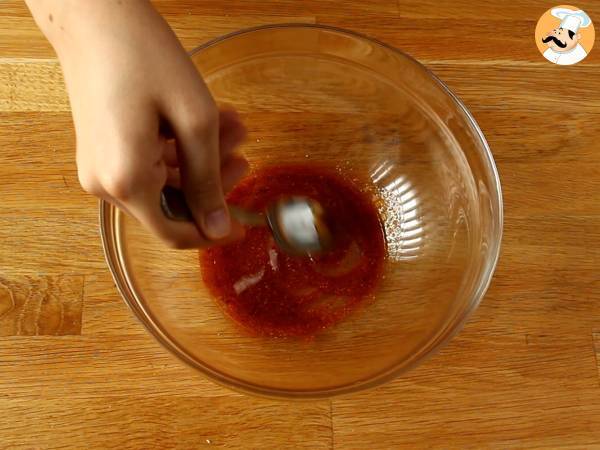 Chips de pain pita - recette express - Préparation etape 2