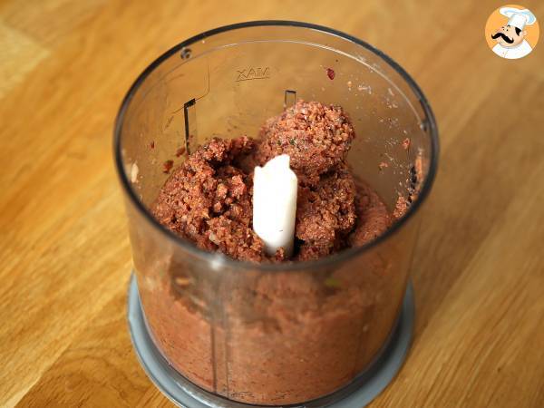 Boulettes végétariennes de seitan à la sauce tomate - Préparation etape 2