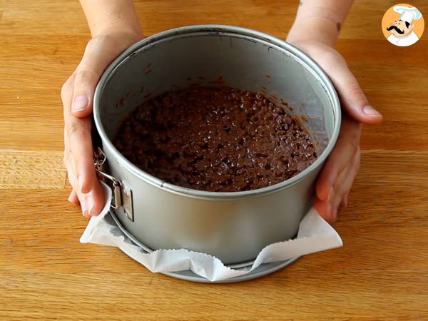 Cheesecake sans cuisson au Kinder Bueno fabuleux - Préparation etape 1