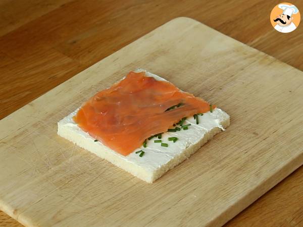 Toasts bûches de Noël - Préparation etape 2