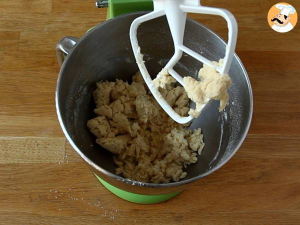 Tarte rustique aux pêches et romarin - Préparation etape 2