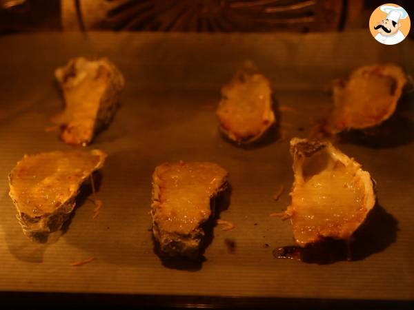 Huîtres gratinées gourmandes - Préparation etape 4