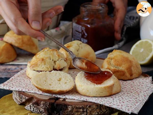 Scones aux zestes de citron - Préparation etape 8
