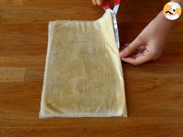 Tarte filo à l'italienne rapide - Préparation etape 1