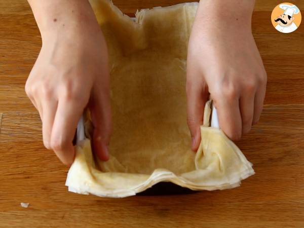 Tarte filo à l'italienne rapide - Préparation etape 2