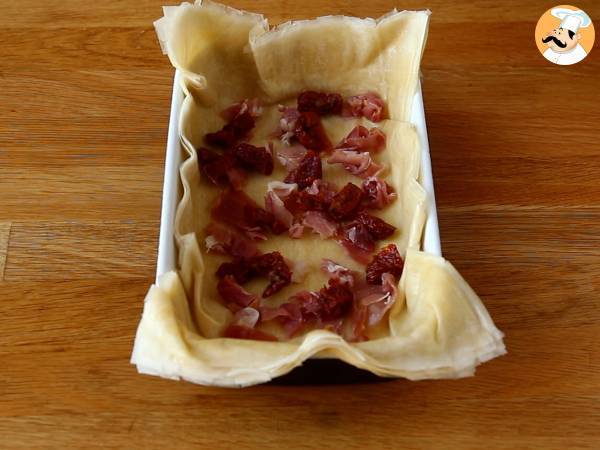 Tarte filo à l'italienne rapide - Préparation etape 3