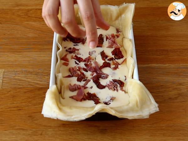 Tarte filo à l'italienne rapide - Préparation etape 4