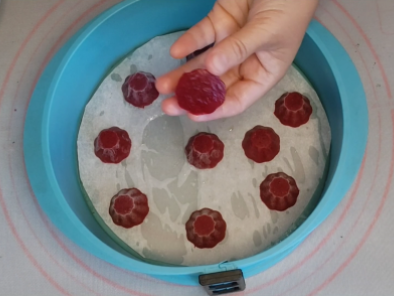 Bavarois à la framboise et vanille, léger, facile et sans cuisson - Préparation etape 13