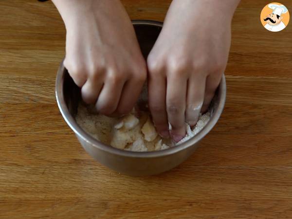 Crumble aux pommes super facile - Préparation etape 1