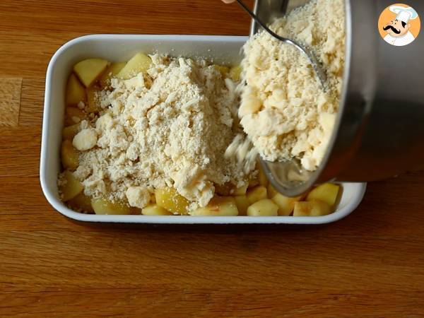 Crumble aux pommes super facile - Préparation etape 3