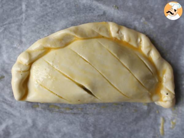 Chaussons farcis de champignons et d'épinards - Préparation etape 5