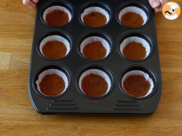 Cheesecakes sans cuisson aux biscuits speculoos - Préparation etape 2