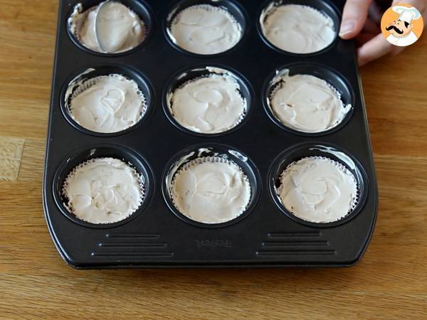 Cheesecakes sans cuisson aux biscuits speculoos - Préparation etape 4