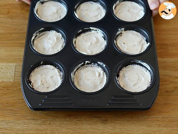 Cheesecakes sans cuisson aux biscuits speculoos - Préparation etape 5