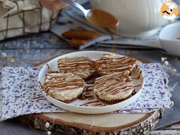 Cheesecakes sans cuisson aux biscuits speculoos - Préparation etape 6