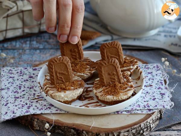 Cheesecakes sans cuisson aux biscuits speculoos - Préparation etape 7