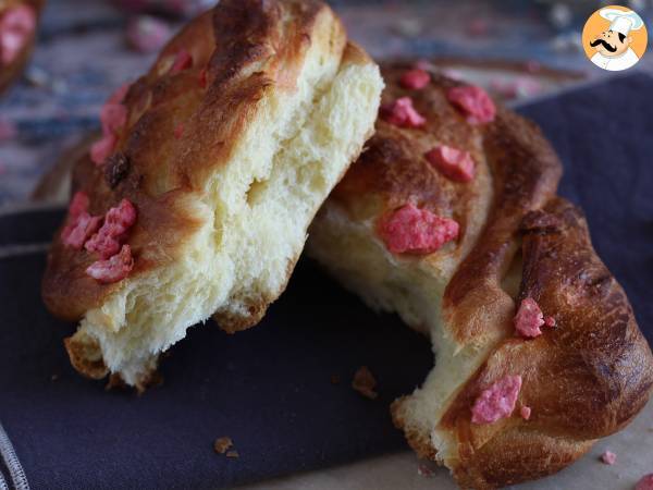 Brioches cœurs extra moelleuses pour la saint Valentin - Préparation etape 13