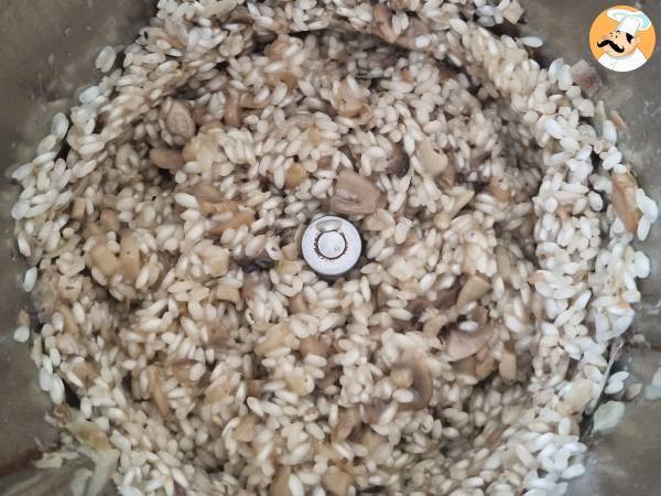 Risotto aux champignons au Thermomix - Préparation etape 2