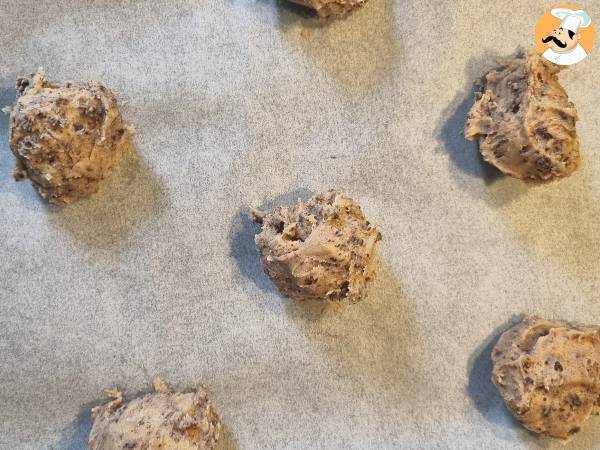 Cookies au Thermomix avec des pépites de chocolat - Préparation etape 6