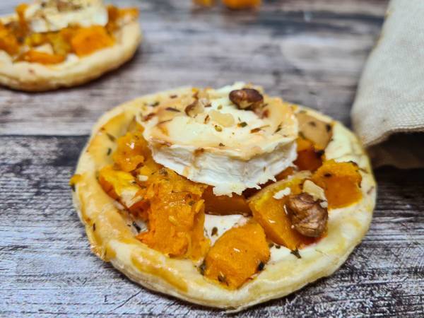 Tartelette butternut et chèvre - Préparation etape 3