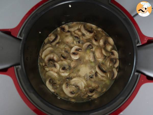 Risotto aux champignons au Cookeo - Préparation etape 5