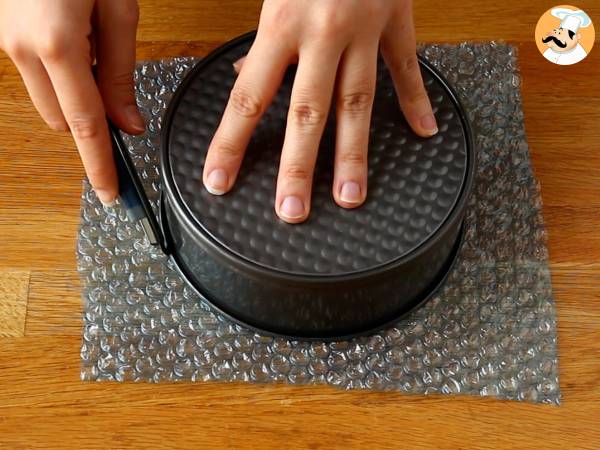 Cheesecake sans cuisson au citron et au miel (tuto déco gâteau) - Préparation etape 1