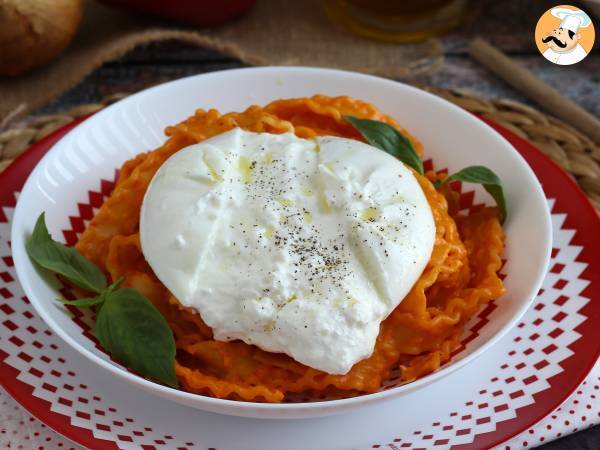 Pesto à la calabraise et sa burrata crémeuse - Préparation etape 8