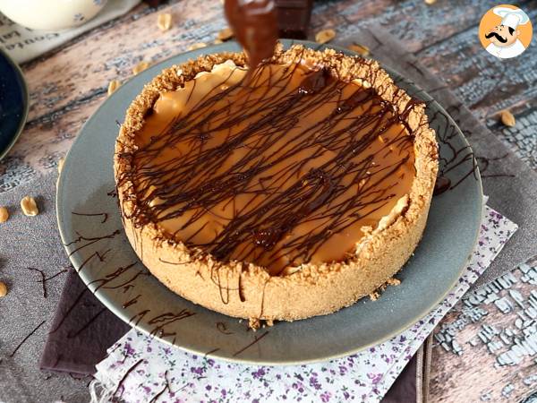 Cheesecake façon Snickers extra gourmand - Préparation etape 8