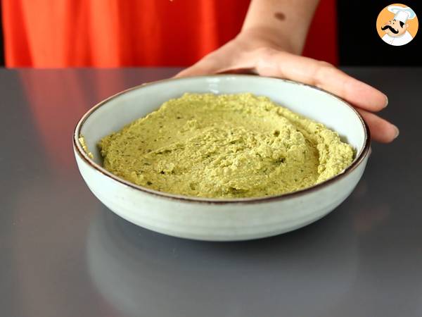 Tartinade de petits pois: parfaite pour accompagner une burrata bien crémeuse - Préparation etape 3