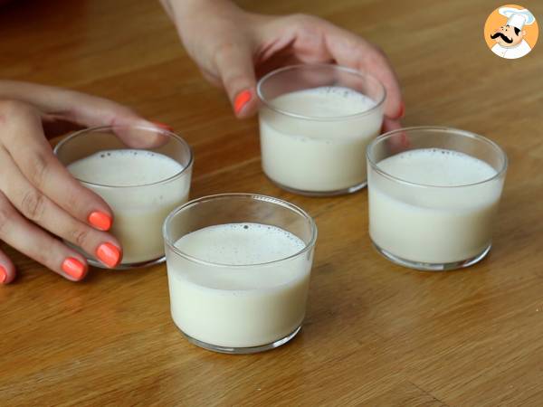 Panna cotta à la crème de pistache - Préparation etape 4