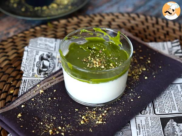 Panna cotta à la crème de pistache - Préparation etape 5