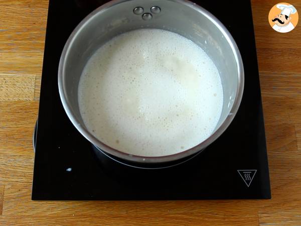 Panna cotta à la vanille et coulis de figue - Préparation etape 2