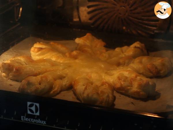 Flocon feuilleté au saumon et fromage frais, parfait pour picorer à l'apéro - Préparation etape 7
