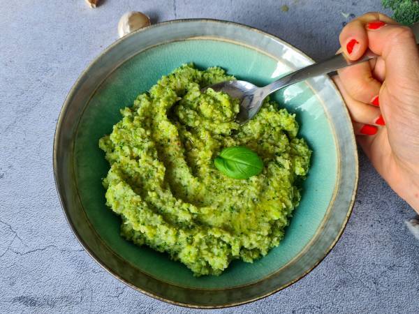 Pesto de brocoli - Préparation etape 4