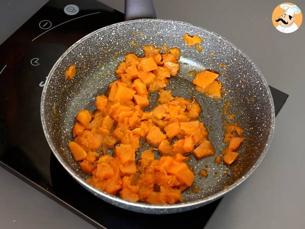 Sauce potiron et ricotta, parfait pour accompagner des pâtes ou farcir des ravioli ! - Préparation etape 3