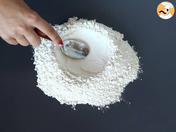 Comment faire des pâtes maison : les farfalle, petites pâtes en forme de papillon - Préparation etape 1