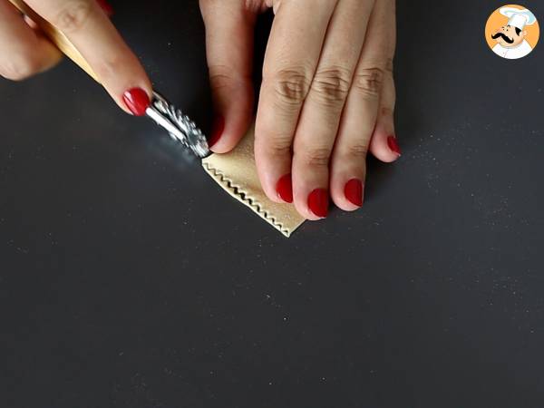 Comment faire des pâtes maison : les farfalle, petites pâtes en forme de papillon - Préparation etape 7